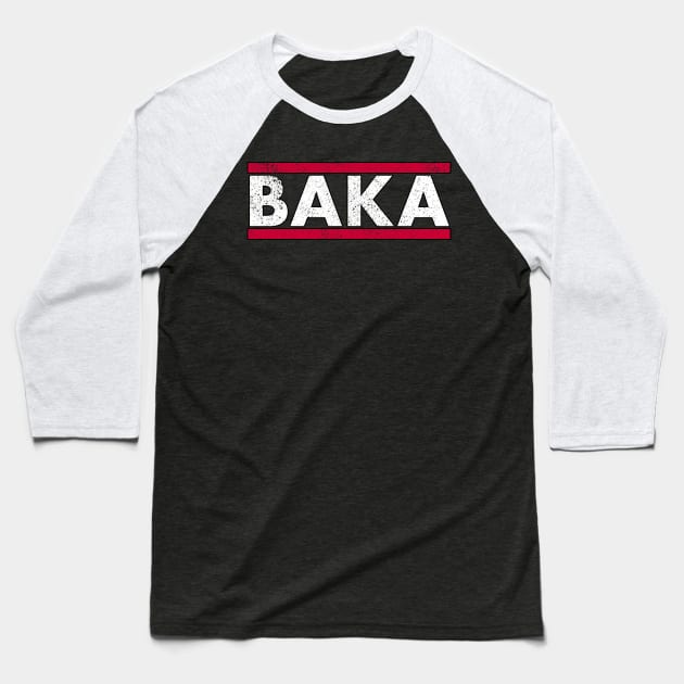 Anime Baka Meme Baseball T-Shirt by Alex21